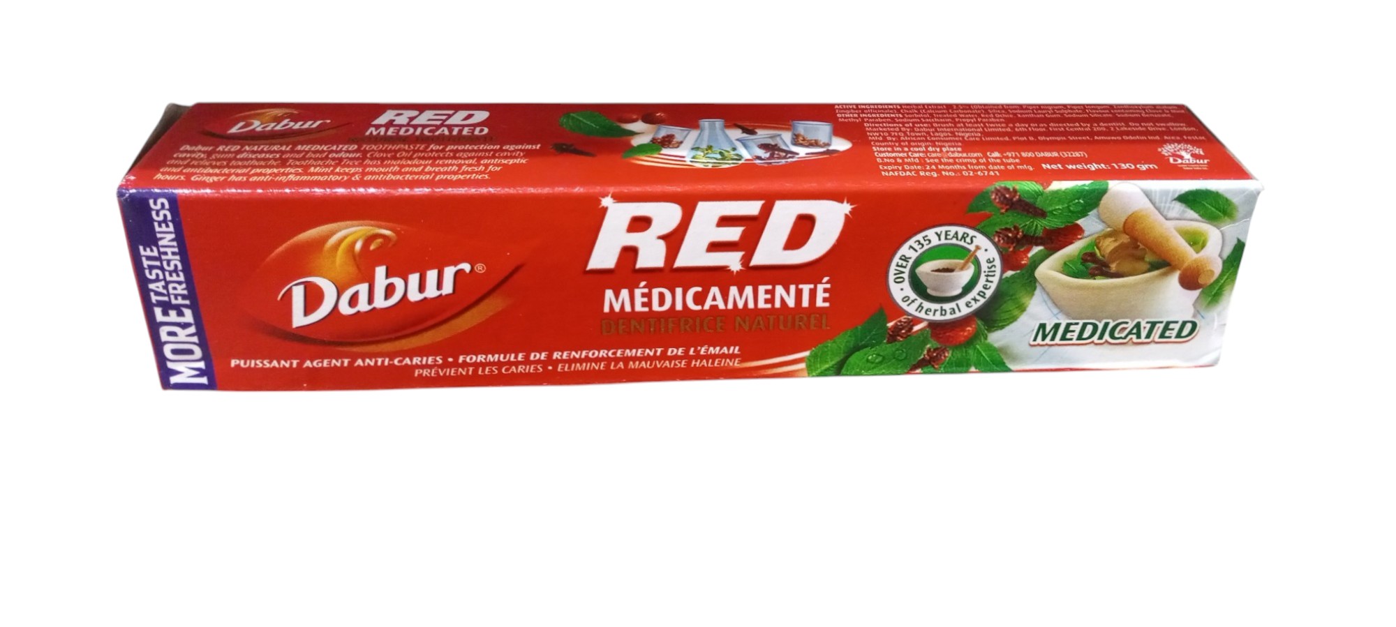 Dabur medicated toothpaste 130g - Reno Superstores | Online Supermarket